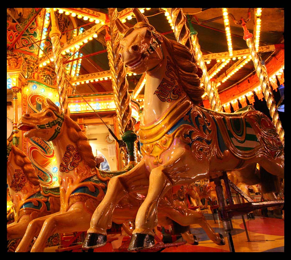 Carousel Horses. Carousel at Lincoln Christmas Market '06 Amy Flickr