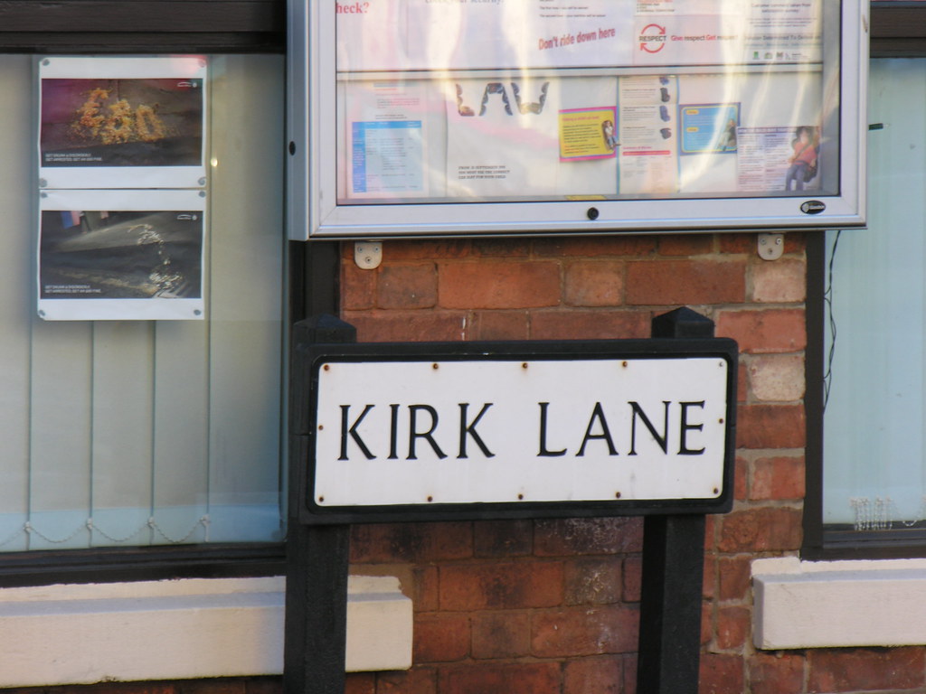 Kirk Lane Kirk Lane Road Sign Ruddington Photos Flickr