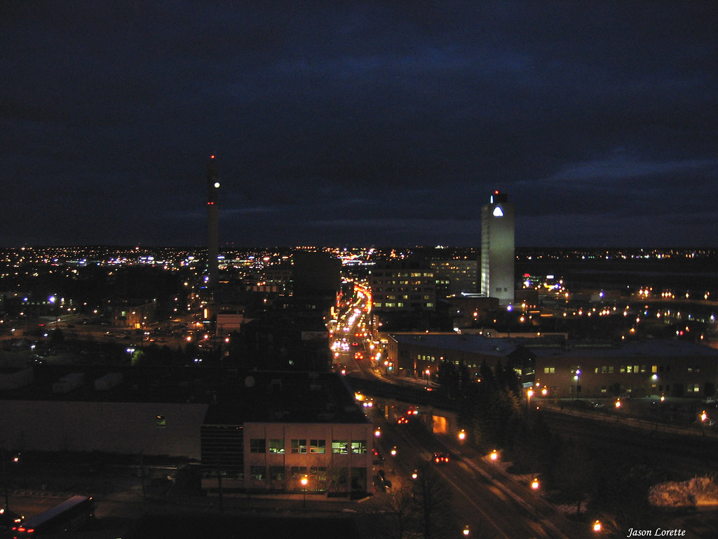 Moncton At Night Moncton, N.B. Canada We were out look… Flickr