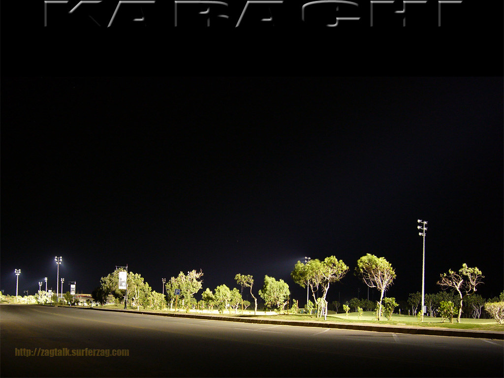 Desktop Wallpaper DHA Golf Club, Karachi A night time vie… Flickr