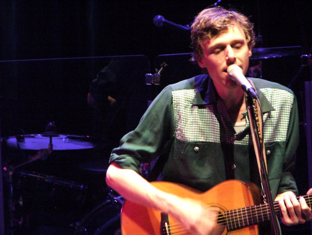 fashionable person Joel Plaskett at the Ottawa Bluesfest. Trevor