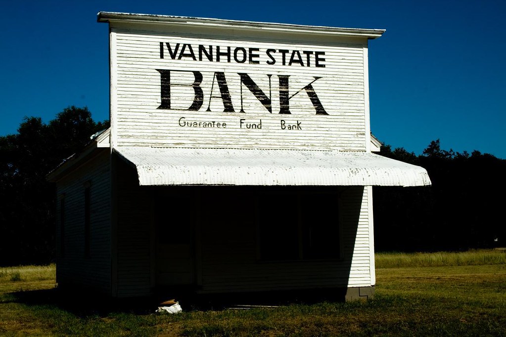 Ivanhoe State Bank In Texas. Albert Mock Flickr