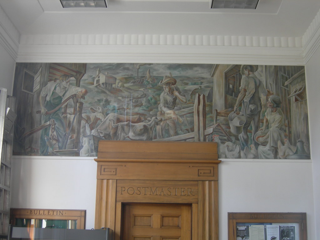 Caldwell, Ohio Post Office Mural New Deal mural entitled "… Flickr