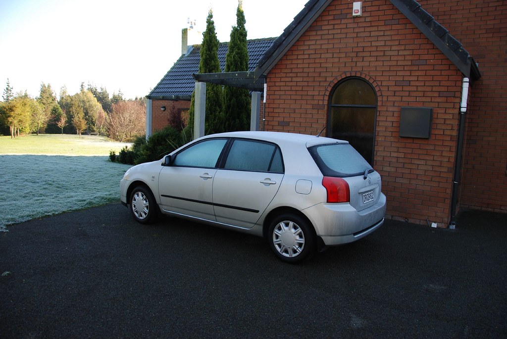Budget rental car all frosty Yann Flickr
