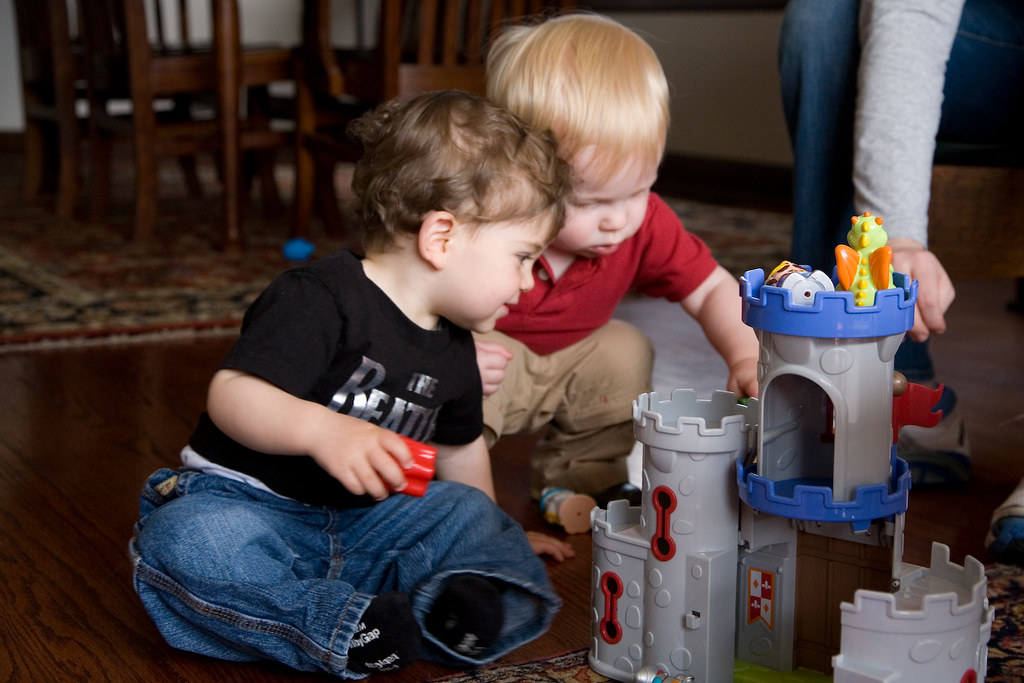 Sometimes toddlers do play together Brian Dewey Flickr