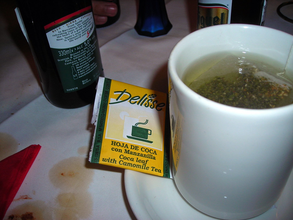 Infusión de hoja de coca Delisse En un restaurante peruano… Flickr