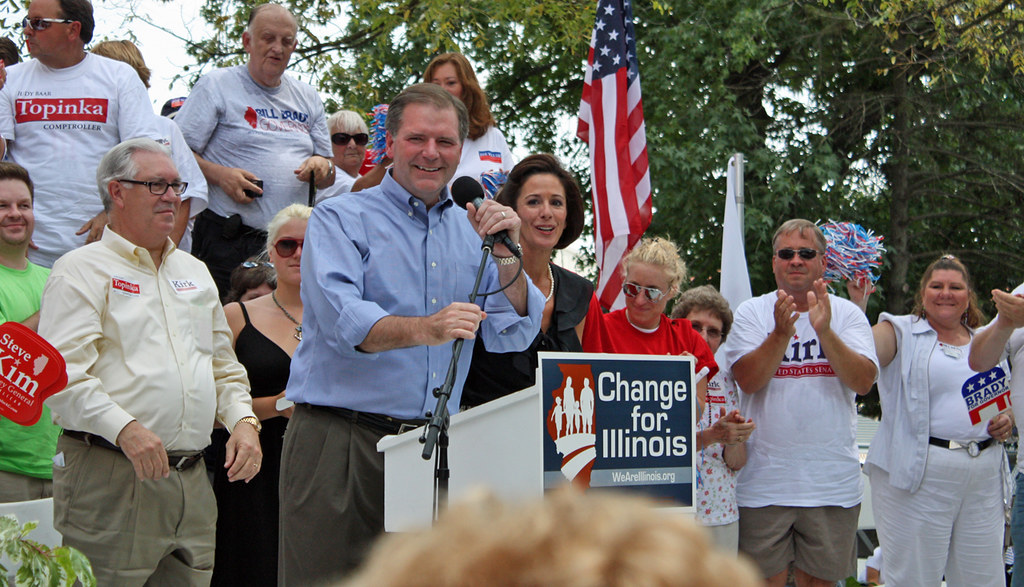 Gubernatorial Candidate Bill Brady during a Republican Day… Flickr