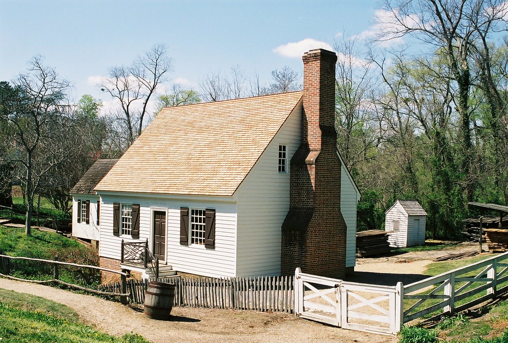 1600 house in Jamestown, virginia Early settlers home in V… Flickr