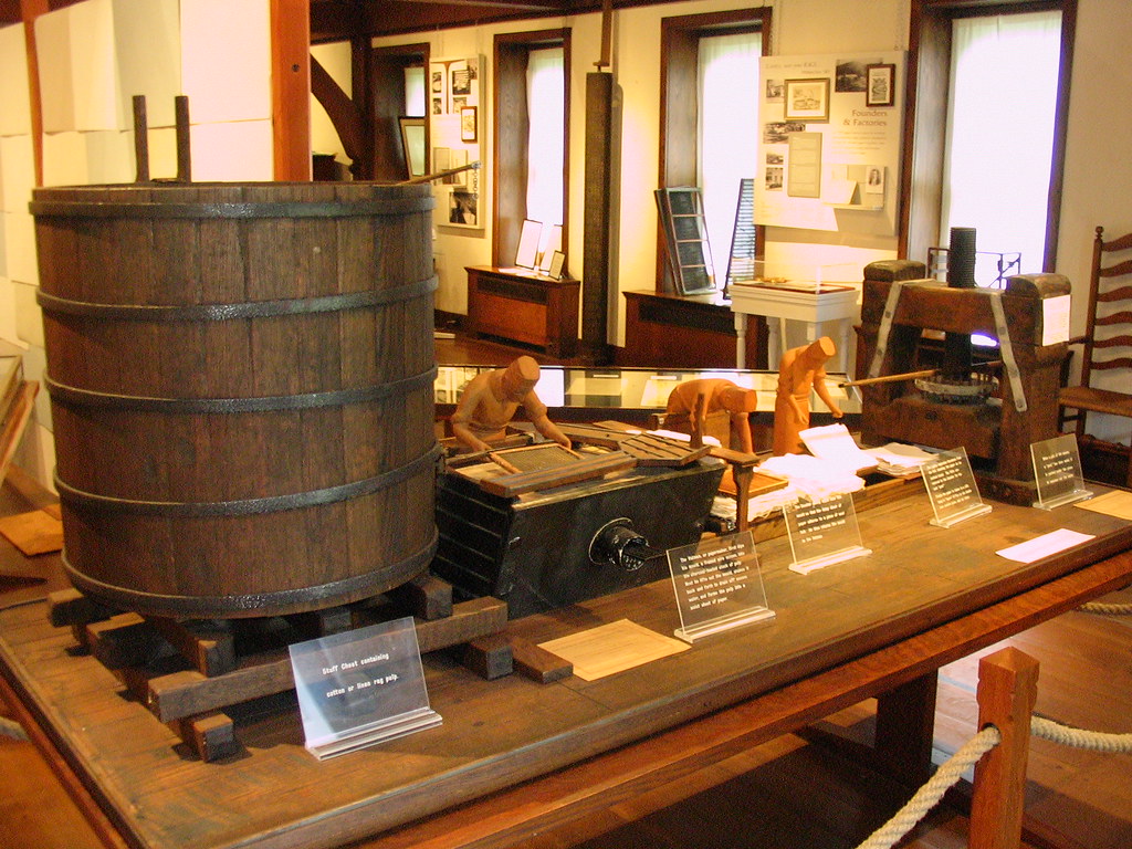 Crane papermaking museum Neal B. Johnson Flickr