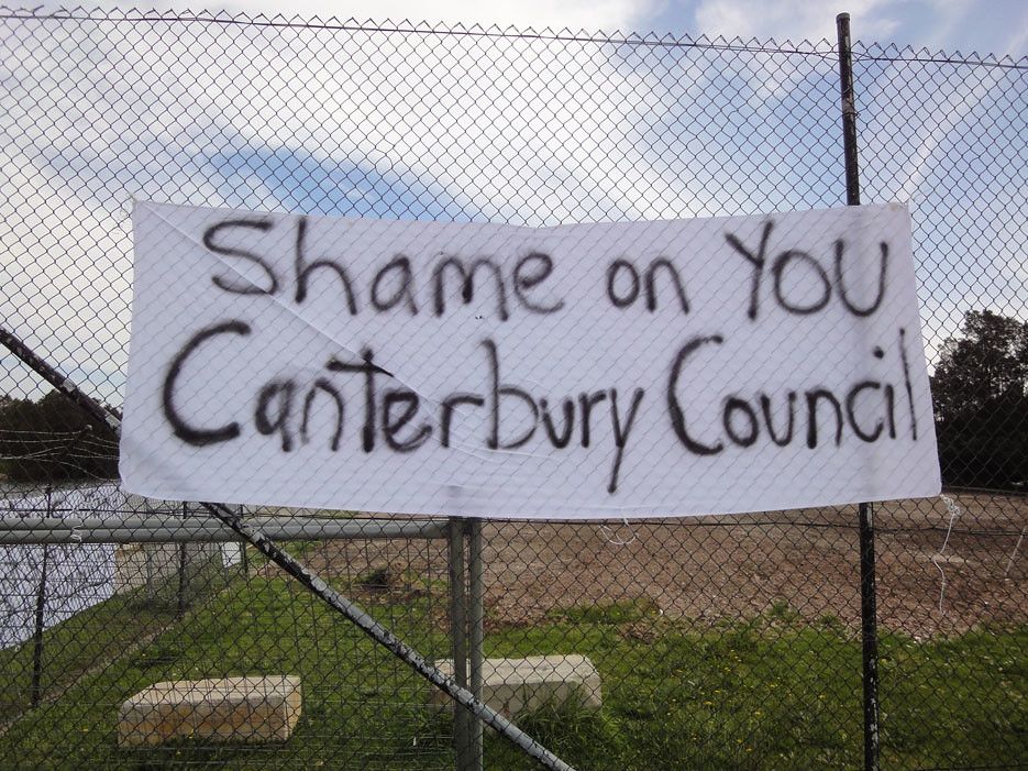 Canterbury Council Says it all I remember as kids we wou… Flickr