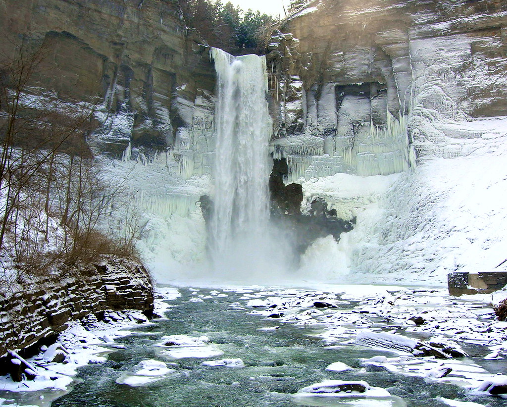 Taughannock Falls in Winter 3 Trumansburg, NY covrazio Flickr