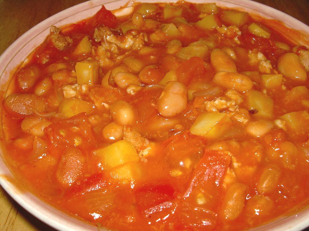 baked beans mince PabloPabla Flickr