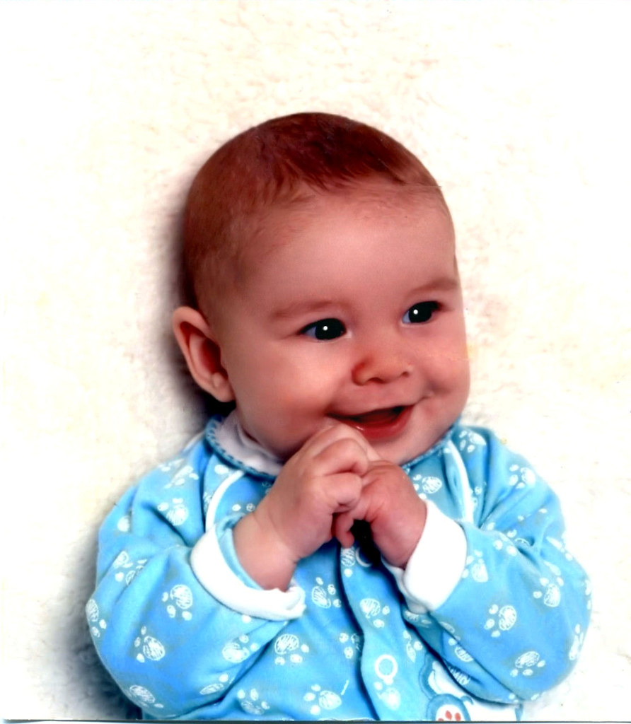 Happy baby boy, Brandon Smiling, happy baby Brandon this w… Flickr