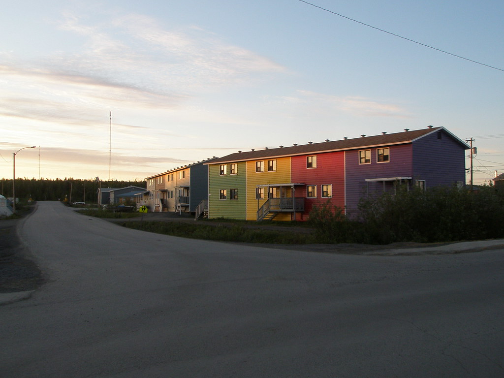 “Smartie House” in Inuvik, NWT Photo taken at 239am (Inuv… Flickr