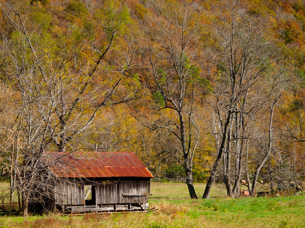Boxley Valley An old barn, or at least some sort of old bu… Flickr