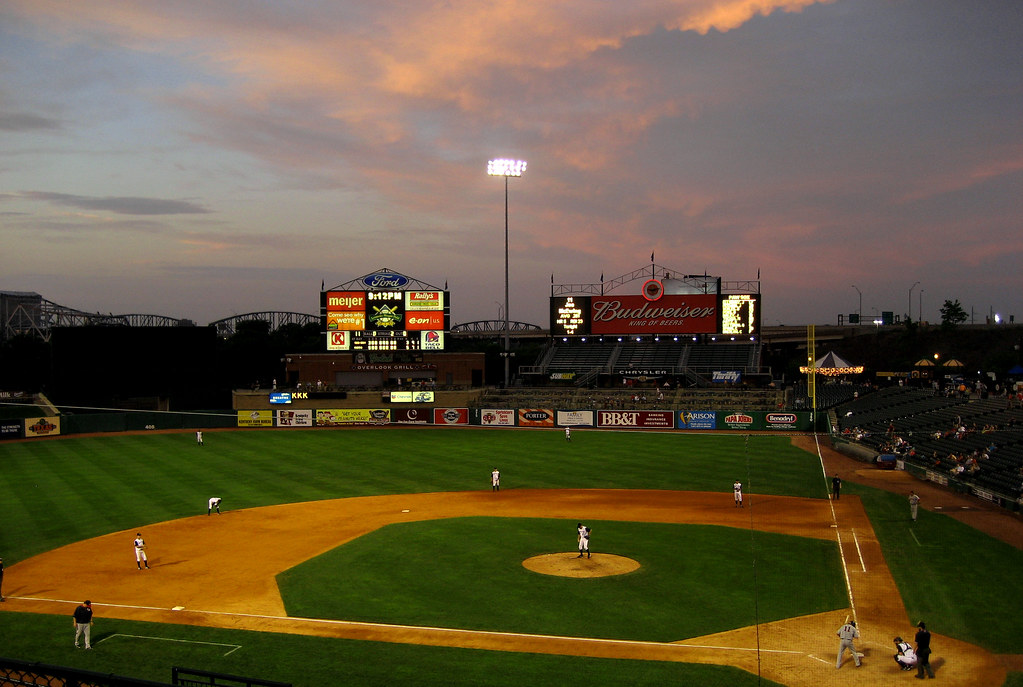 Louisville Bats Baseball Game It was raining when the game… Flickr
