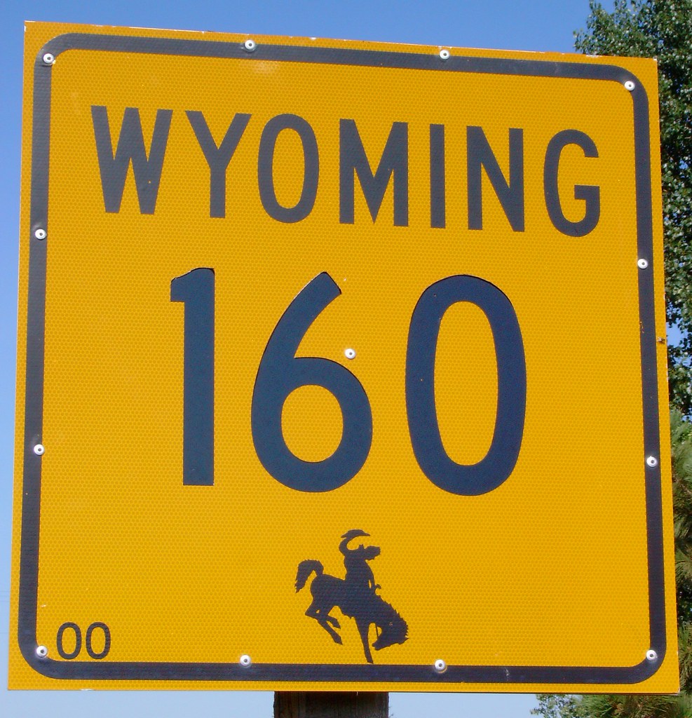 Wyoming State Highway 160 Sign (Fort Laramie, Wyoming) Flickr