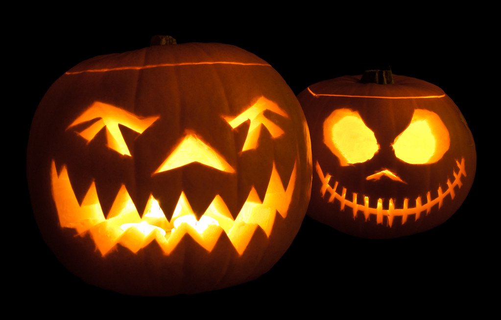 Jacko'lanterns Jacko'lanterns carved from pumpkins and… Flickr