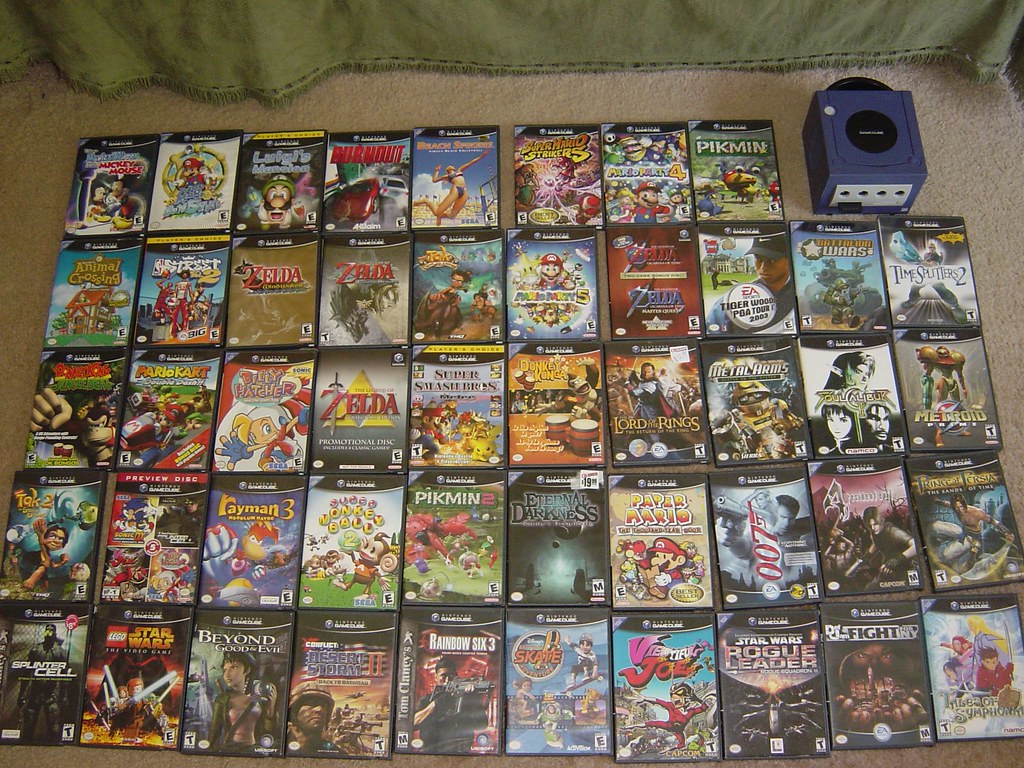 My GameCube game collection Nyenyec Flickr
