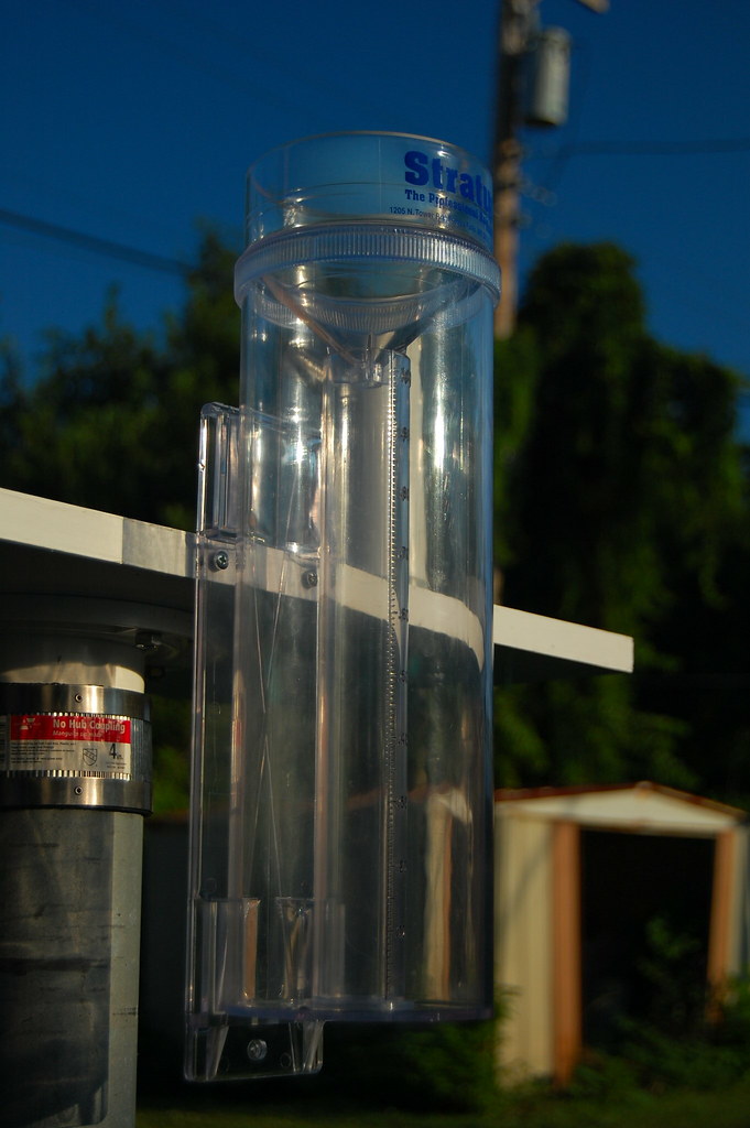 DSC_9391 Closeup of the new rain gauge. Mark Brummett Flickr