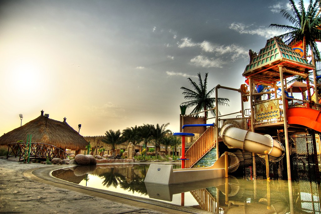 Water Park The Lost Paradise of Delmun, Bahrain. Muadh