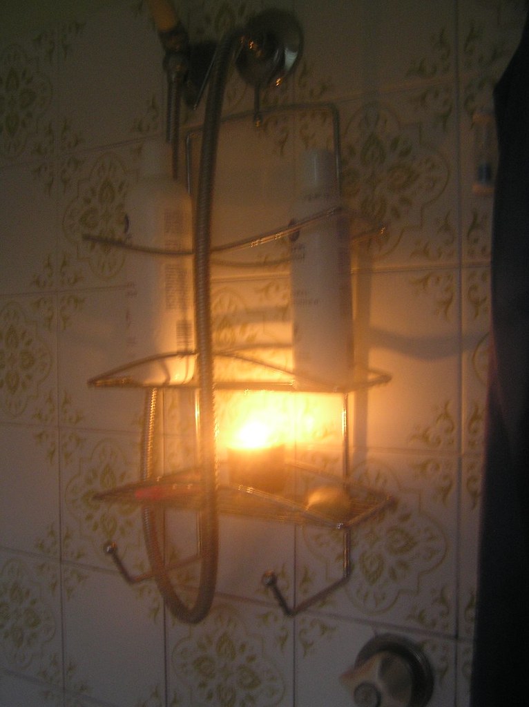 candlelit shower Blogged here. Tammy Flickr