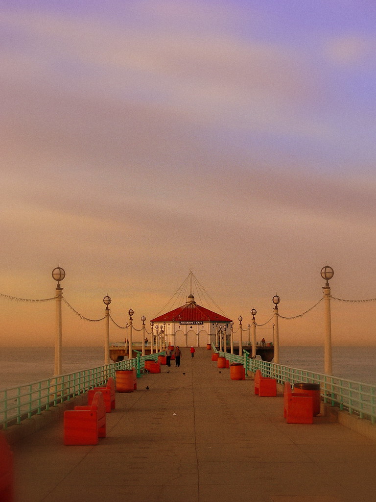 Manhattan Beach Pier Christmas Morning 2006 Maxfield P… Flickr