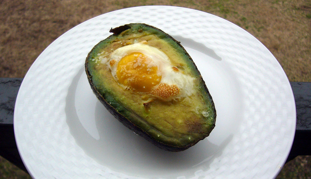Egg yolk in avocado Kent Wang Flickr