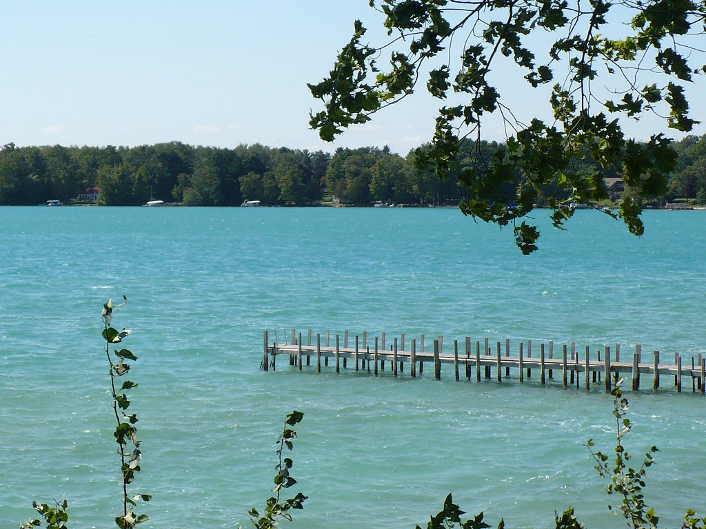 Elk Lake, MI Between the lodge and the townhouse. Lynn Carson