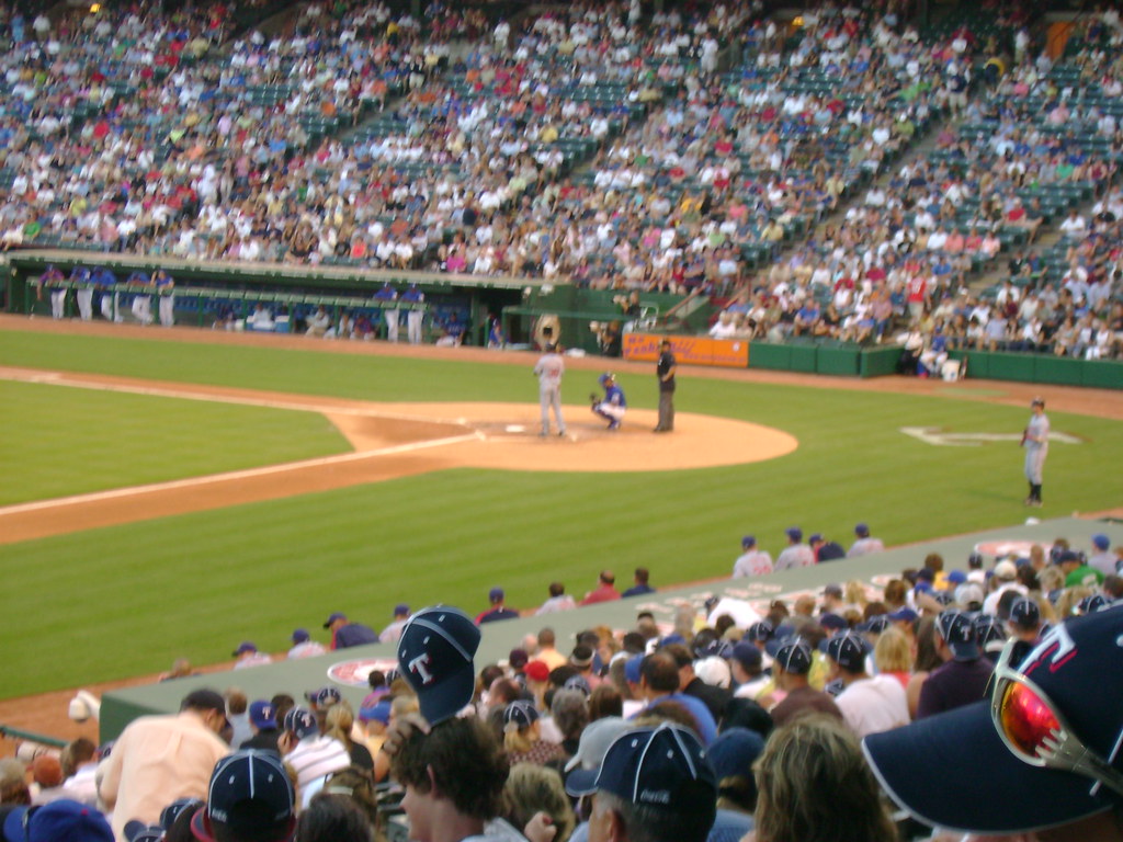 Texas Ranger Baseball Texas Rangers baseball game, first f… Flickr