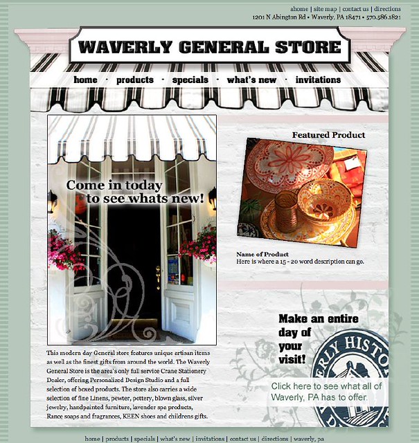 Waverly General Store (IN PROGRESS) site created for a … Flickr