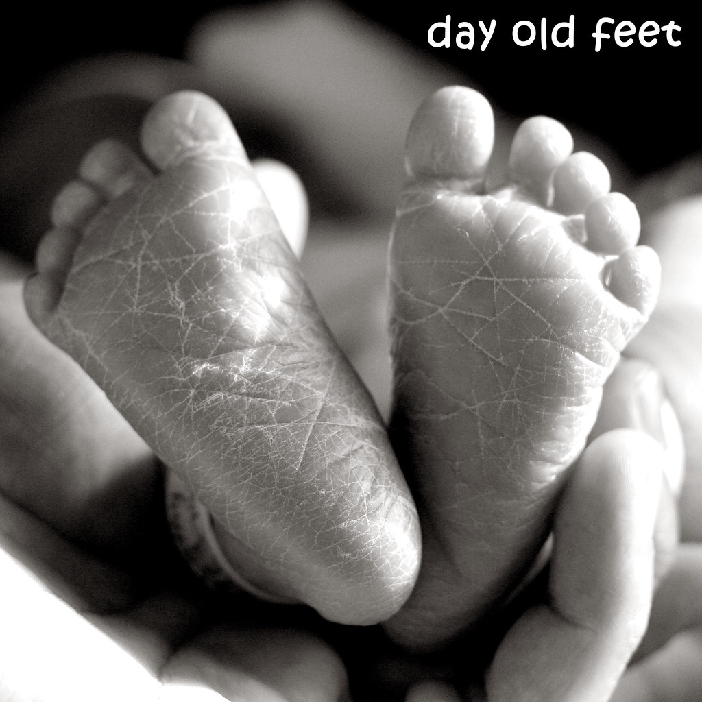 20061215_TJ birth_feet The feet of a full term newborn on … Flickr