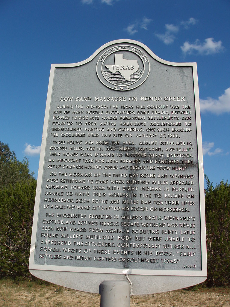 Cow Camp Massacre on Hondo Creek During the mid1800s the … Flickr