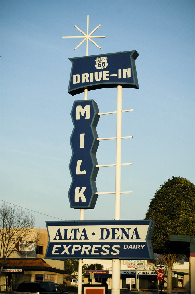 Alta Dena Express Dairy Drive in dairies are prevalent in … Flickr