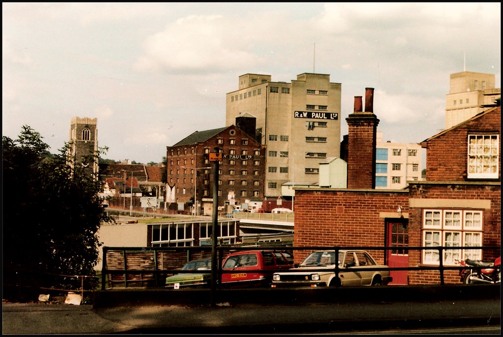 Ipswich August 1985 view from Burrell Road, Ipswich we ar… Flickr