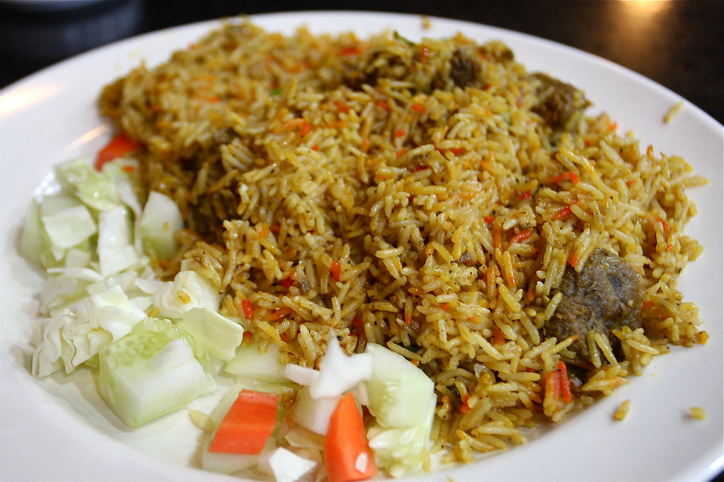 Nasi Biryani Kambing (Biryani Rice with Mutton) 份量十足的米飯，豪氣… Flickr