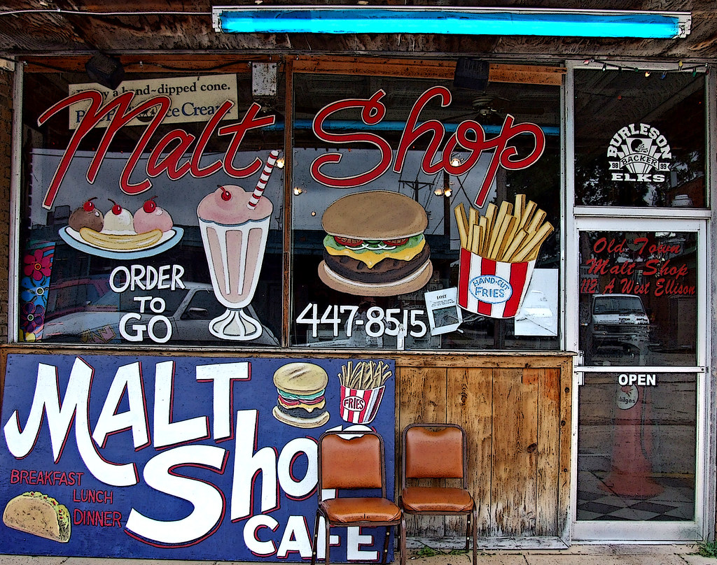Malt Shop Texas Finn Flickr