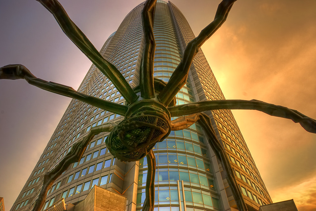 Spiders are taking over! (HDR) This wonderful giant spider… Flickr