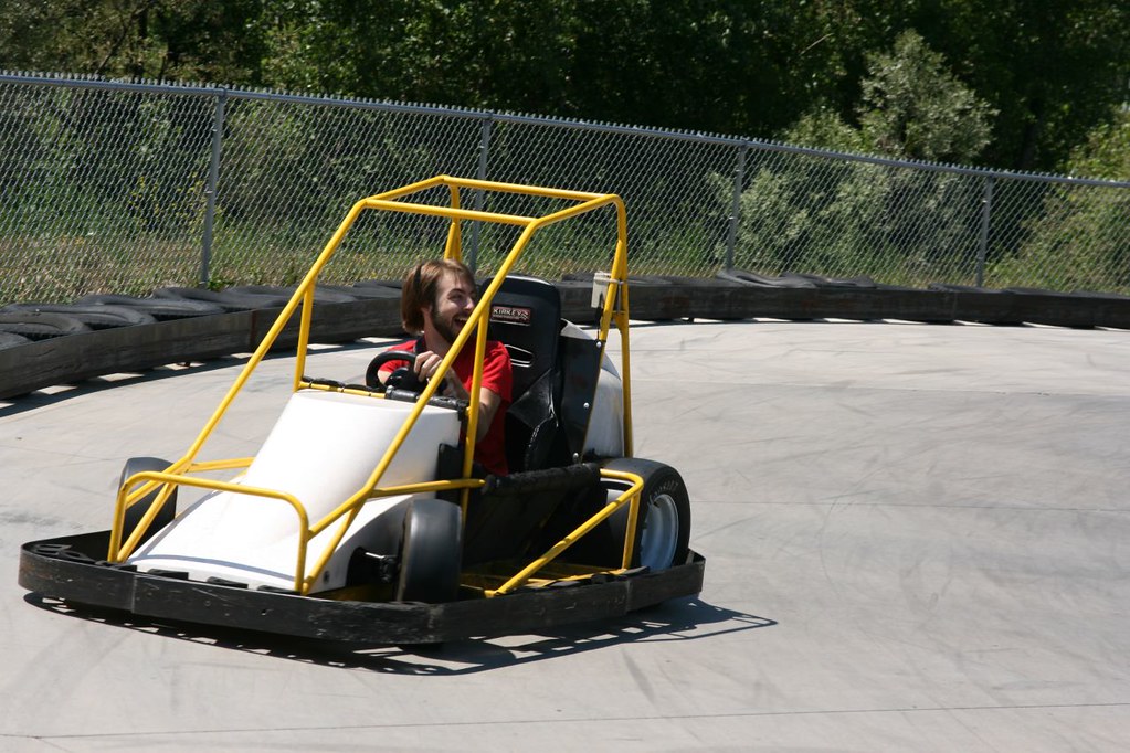 Go karts slick track Yoni L Flickr