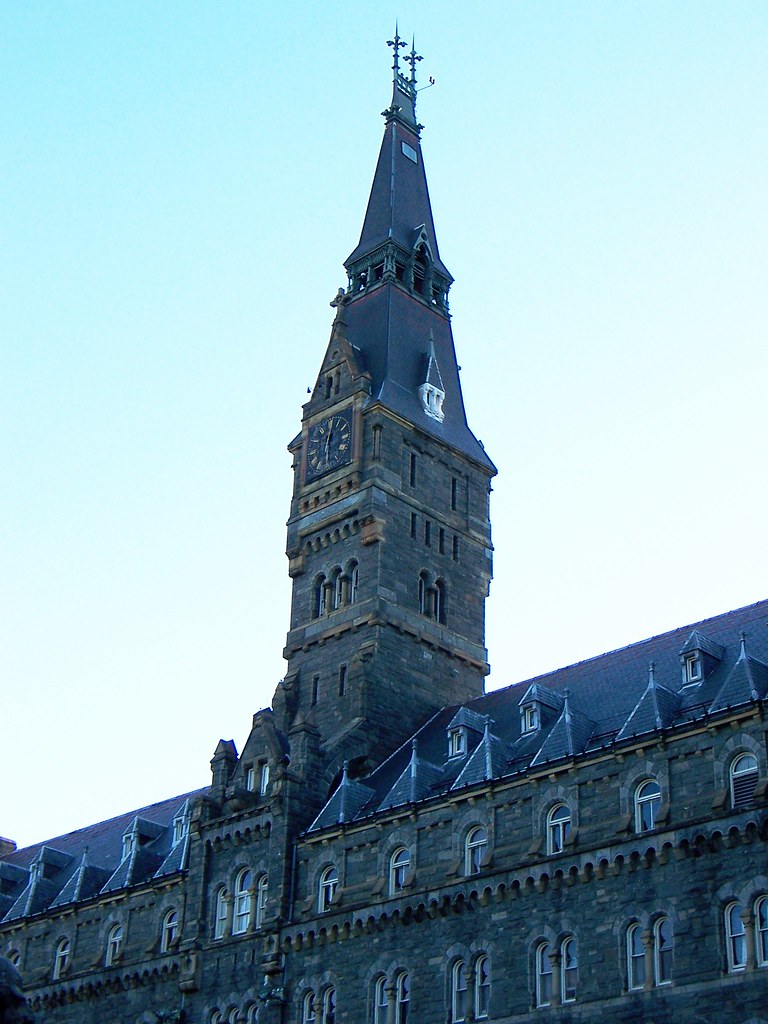 Washington, DC University Healy Hall tower Flickr