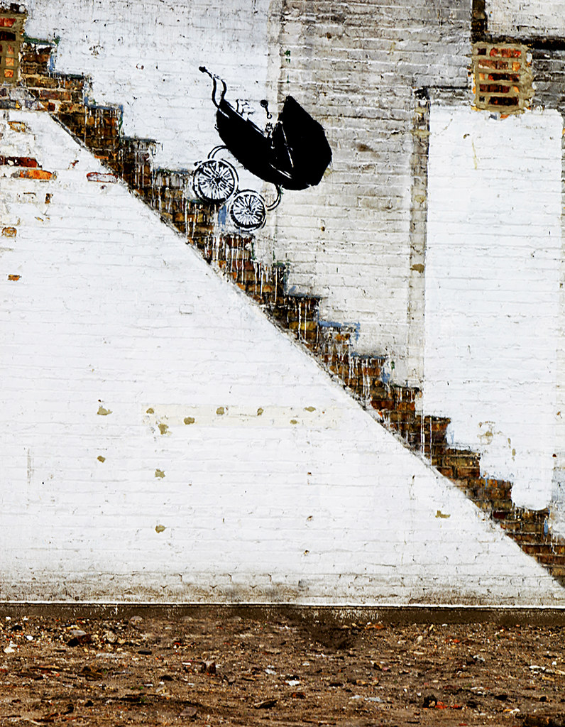 BANKSY IN CHICAGO!?!?!??! Pretty exciting!!!!! en