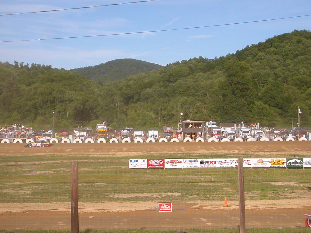 Elkins Speedway (West Virginia) Looking across the track. Flickr