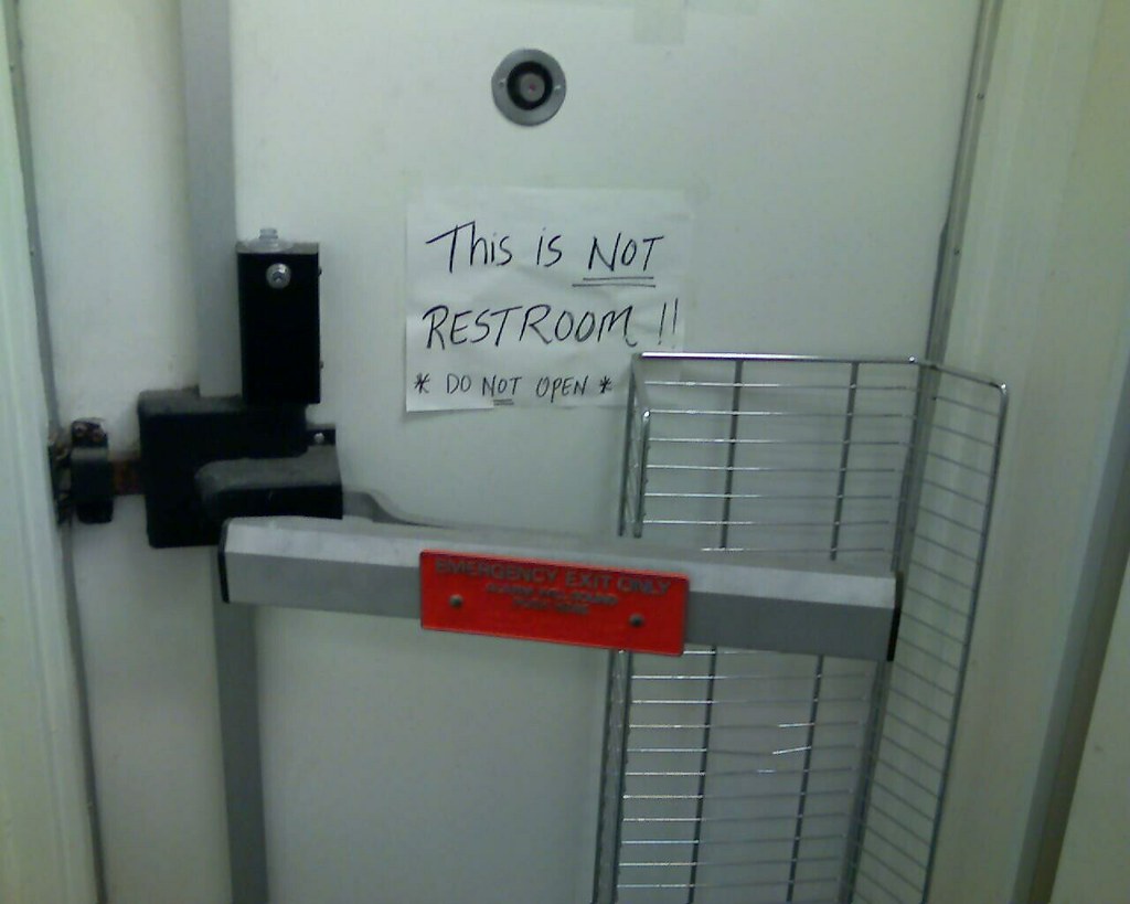 blocked fire exit at CVS 2738 N Decatur Rd, Decatur, GA Flickr