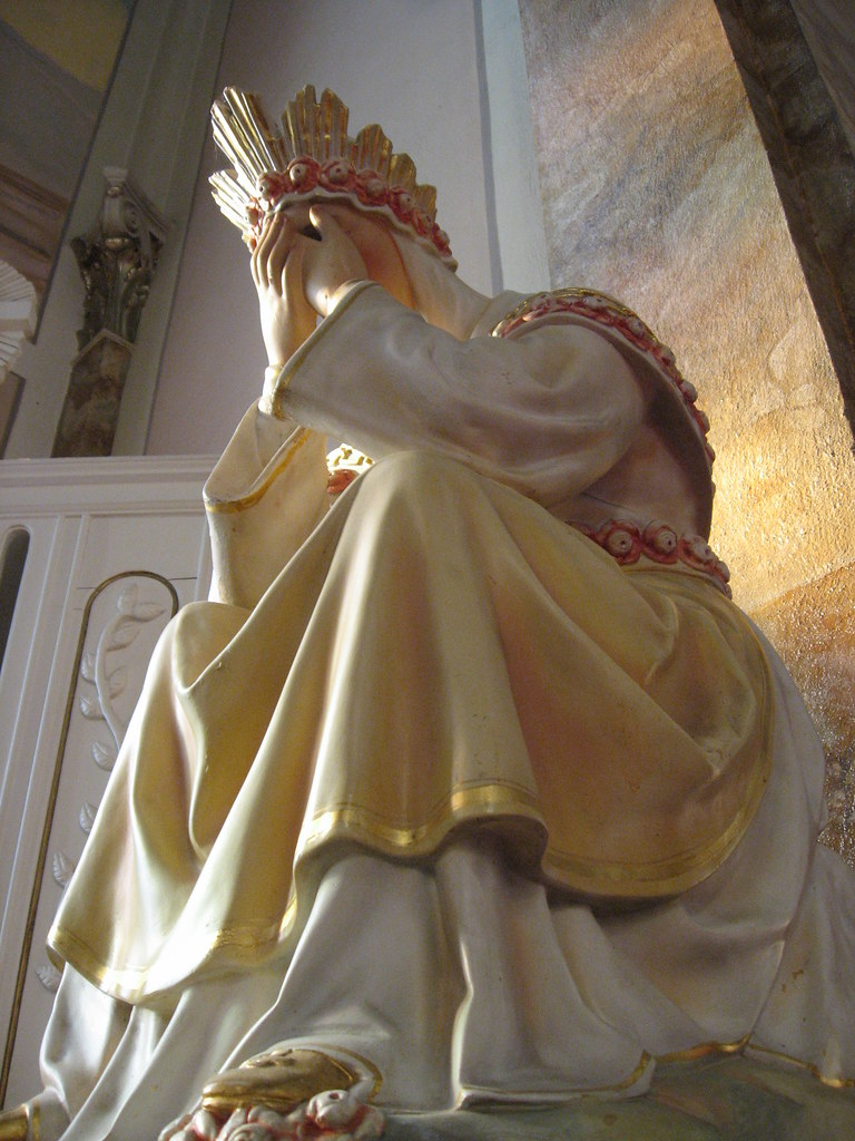 Our Lady of La Salette Statue at our parish church, St. Ma… Flickr