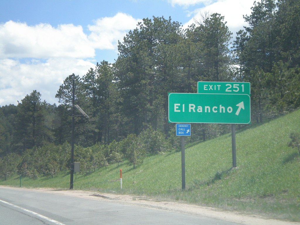 I70 East Exit 251 I70 east at Exit 251, El Rancho. Zach Flickr