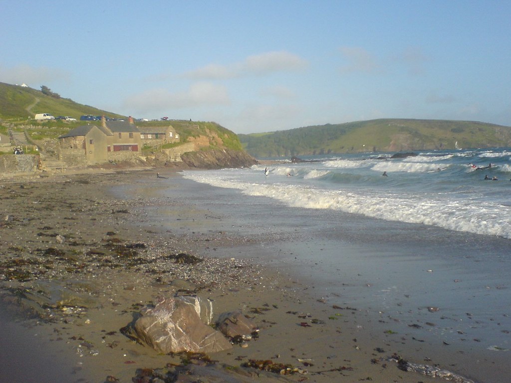 wembury beach with surfers wembury beach with surfers Flickr
