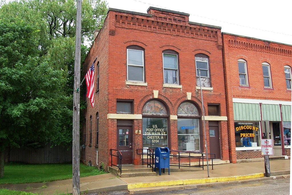 Iowa, Chester Post Office 52134 (2,651) Earl Leatherberry Flickr