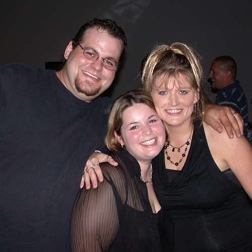 EHS96reunion7 Jen's hubby Nate and Christina and Jennifer