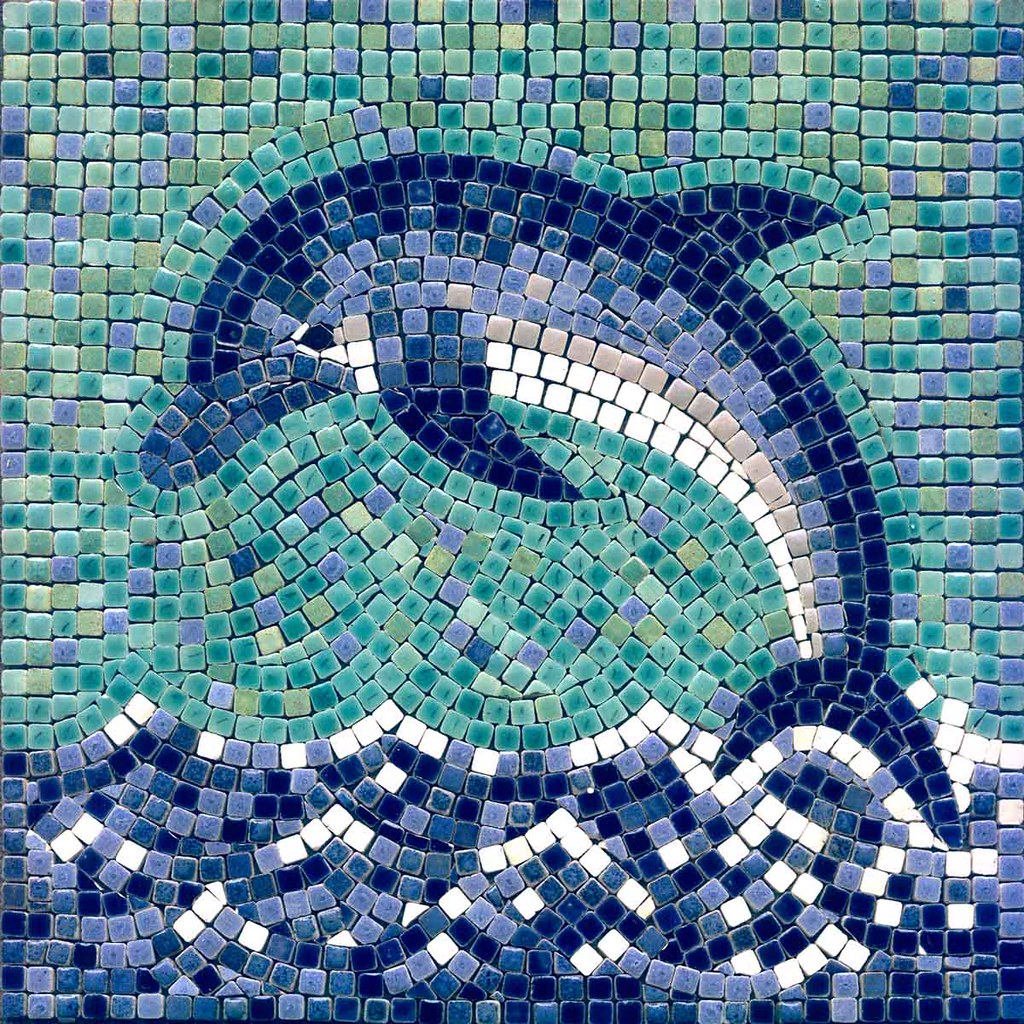 Delfin Mosaik, Dolphin Mosaic, by a photo on Flickriver