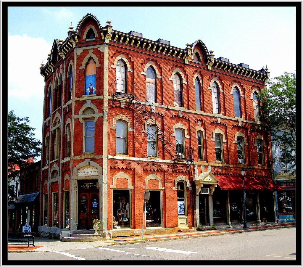 Brockport NY Commercial Block Former Bank a photo on Flickriver